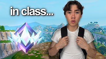 I Hit UNREAL Rank in SCHOOL... (Fortnite Ranked)