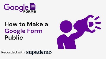 How to Make a Google Form Public