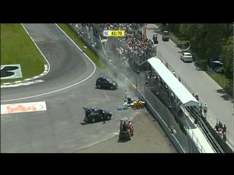 Robert Kubica Horror Crash, Canada 2007 (English Commentary)