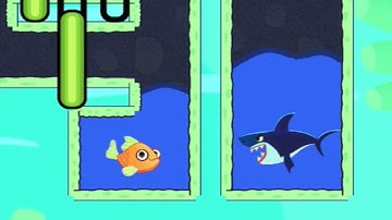 Perfect Level #6 - Save The Fish  - Pull the Pin Gameplay All Levels Walkthrough Games Android Ios