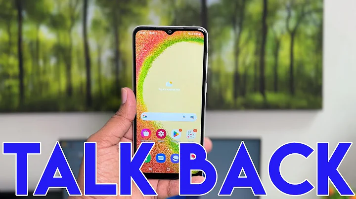 How to Turn off Or Disable Talk Back In Samsung Galaxy A04