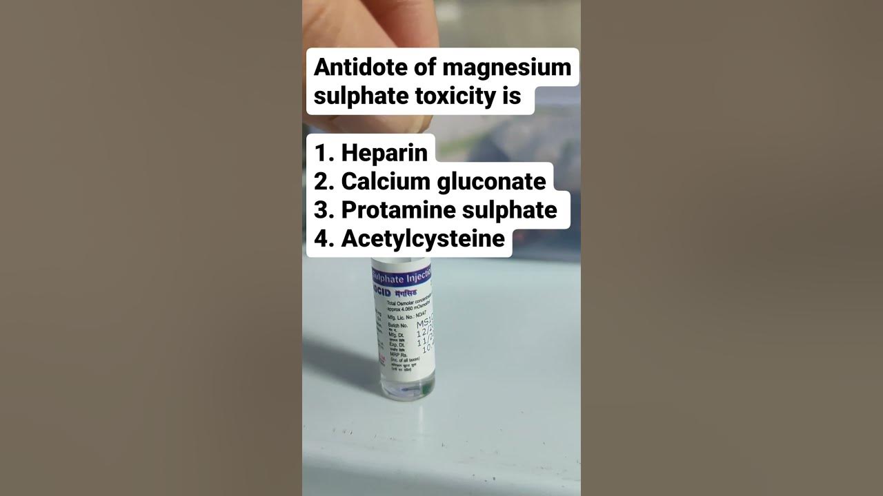 gabapentin toxicity antidote