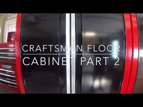 Stanley Black Decker Craftsman Floor Cabinet Part 2 Youtube