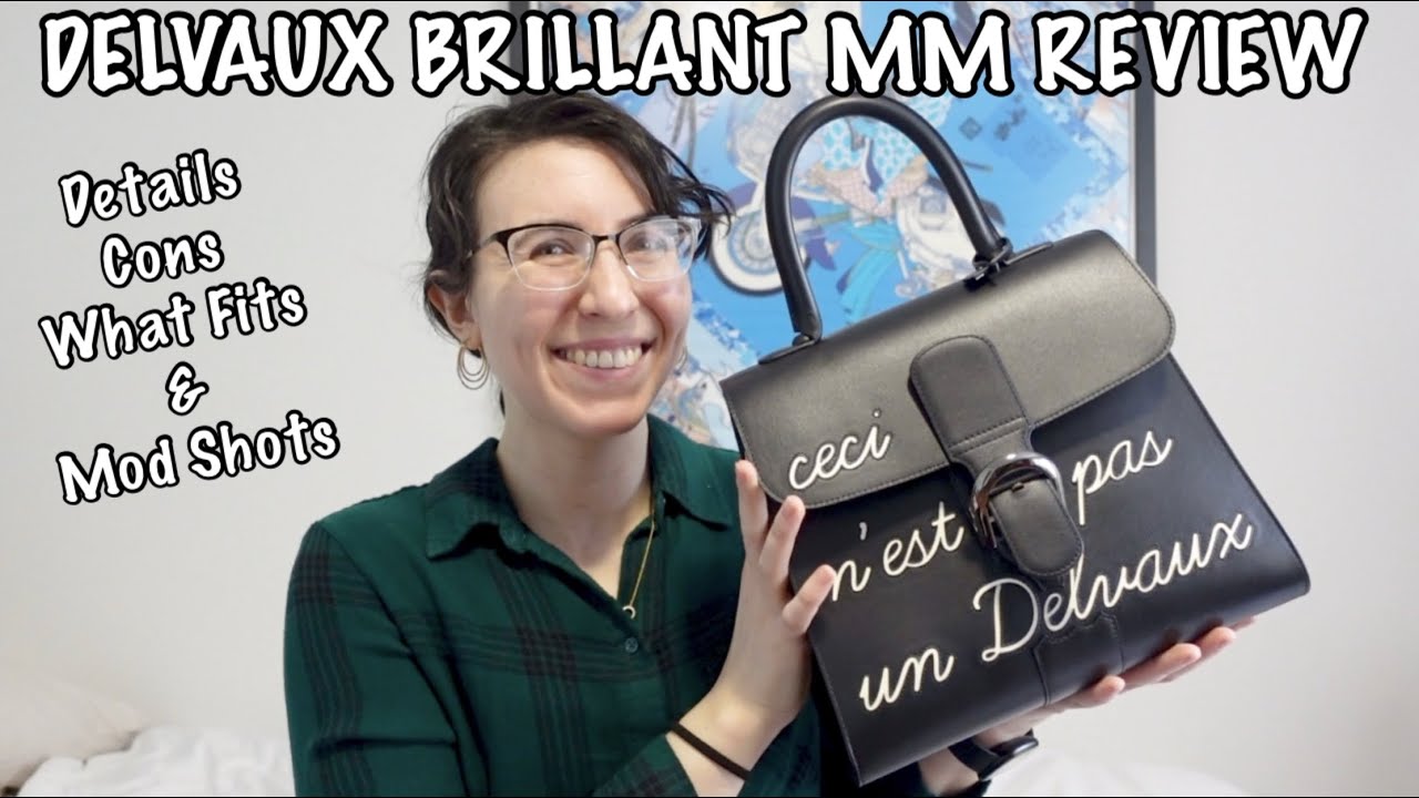 THE DELVAUX BRILLANT MM - Beautiful & Understated Luxury 🥰 details, what  fits, mod shots, & more! 