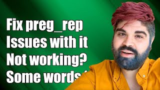 Celebrity Fixing preg_replace Issues: Why It's Not Working for Some Words/Characters Profile