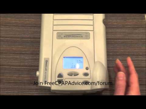 Philips Respironics OmniLab Advanced Changing the Settings Manually