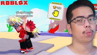 ได้รับพลังมือขั้นสูงสุดด้วยการเทพทรูในคลิปเดียว ! Power Slap Simulator : Roblox