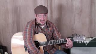 Video thumbnail of "Beginner Acoustic Cowboy Guitar Chords"