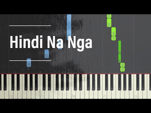 Hindi Na Nga - This Band | Piano Tutorial