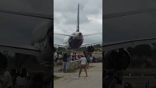 Plane Blows People Away