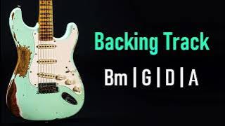 Rock Pop BACKING TRACK B Minor | Bm G D A | 95 BPM | Guitar Backing Track