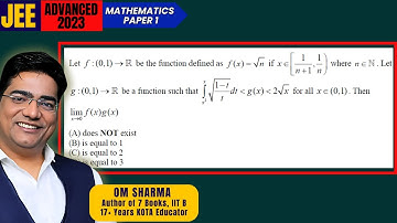 Let f : (0, 1) → R be the function defined as f(x) = √n if  x ∈ [ 1/n + 1, 1/n ) where n ∈ N. Let g