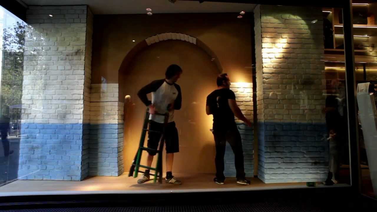 Espectacular decorado para escaparate Ralph Lauren en Passeig Gracia  Barcelona - YouTube