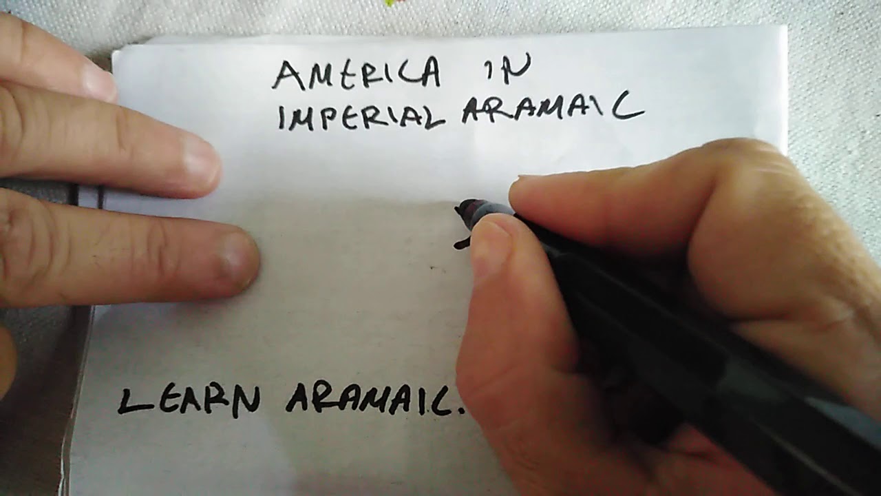 America in Imperial Aramaic.