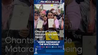Indian-American diaspora chants 'Modi, Modi'  as they await PM Modi's arrival at the White House
