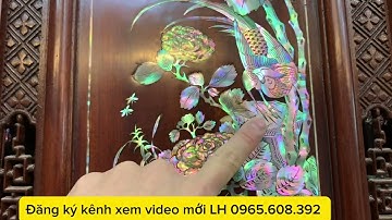 Báo Giá TRANH Tứ Quý Khảm Ốc Giá Rẻ Bất Ngờ Hotline:0947.068.689