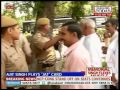 Ajit Singh flexes muscles, plays
