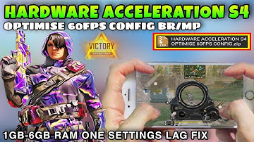 CONFIG FOR COD MOBILE LOW-MAX 60FPS | CODM CONFIG | SEASON 4 | COD MOBILE LAG FIX