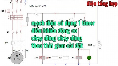 mạch điều khiển động cơ chạy dừng theo thời gian dùng 1 timer