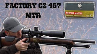 FACTORY CZ 457 MTR RWS SPECIAL MATCH AGAINST DAY AT THE RANGE