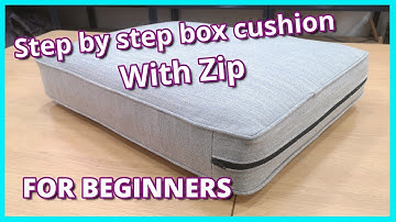 STEP BY STEP HOW TO MAKE  BOX CUSHION | UPHOLSTERY FOR BEGINNERS | Faceliftinteriors