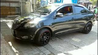 Vios modifikasi velg ring 17 inch gagah Bosku