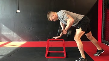 Single arm dumbbell bent  over row with rotation