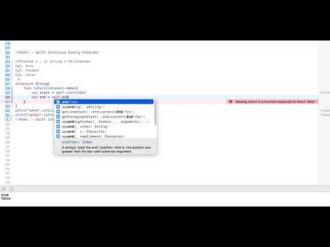 Problem1 : Is Given String A Palindrome