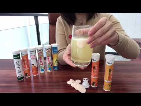 Vitamin C 1000mg + Zinc 10mg Effervescent Tablets