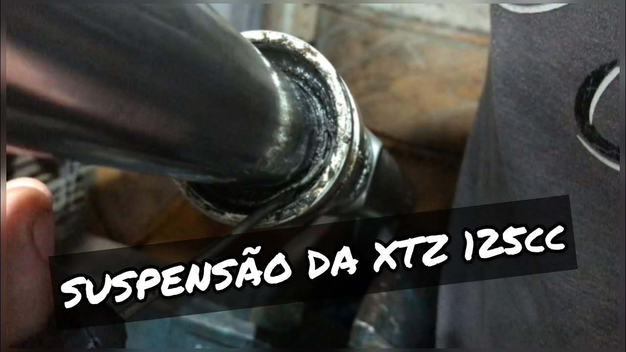 REVISÃO NA SUSPENSÃO DIANTEIRA DA XTZ 125cc - RETENTOR/GUARDA PÓ/ÓLEO!!!