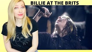 Vocal Coach\/Musician Reacts: BILLIE EILISH No Time To Die Live At the Brits 2020