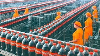 Inside a Modern Coca-Cola Manufacturing Factory – Full Process - Unbelievable Massive Products.