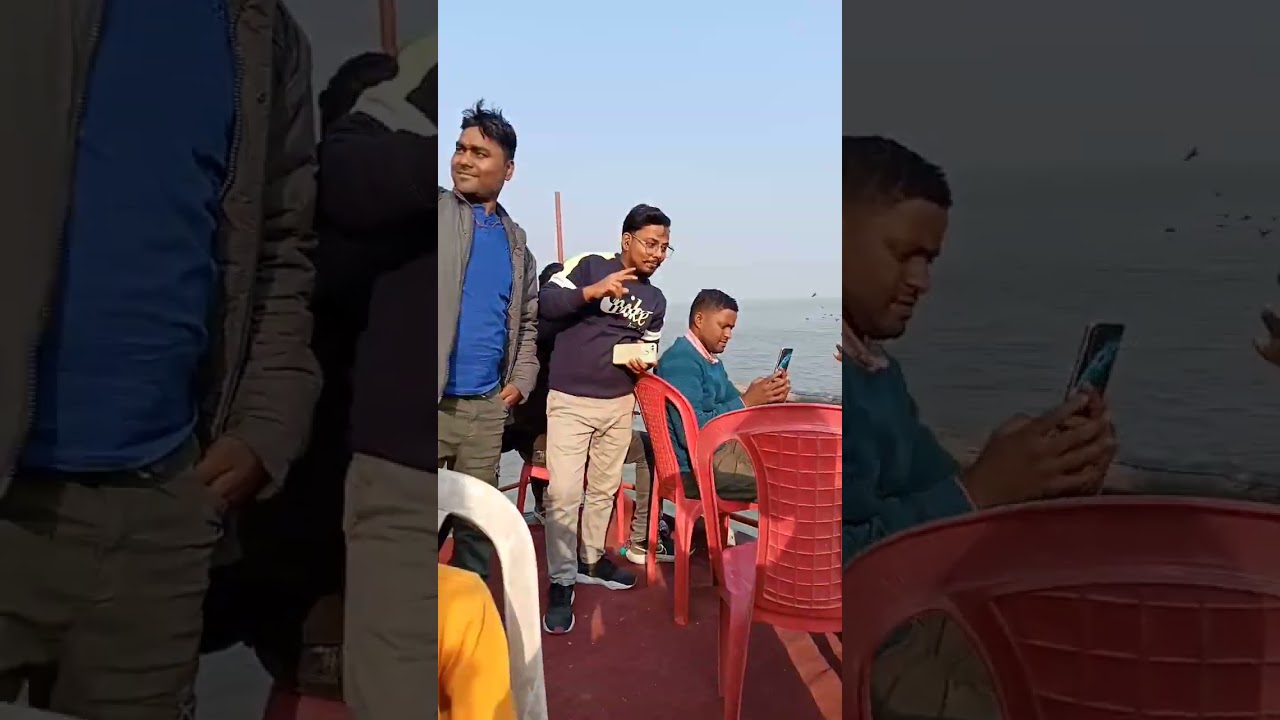 Patna ka Marine drive mein boating karte huye ⛵⛵🛶🛶