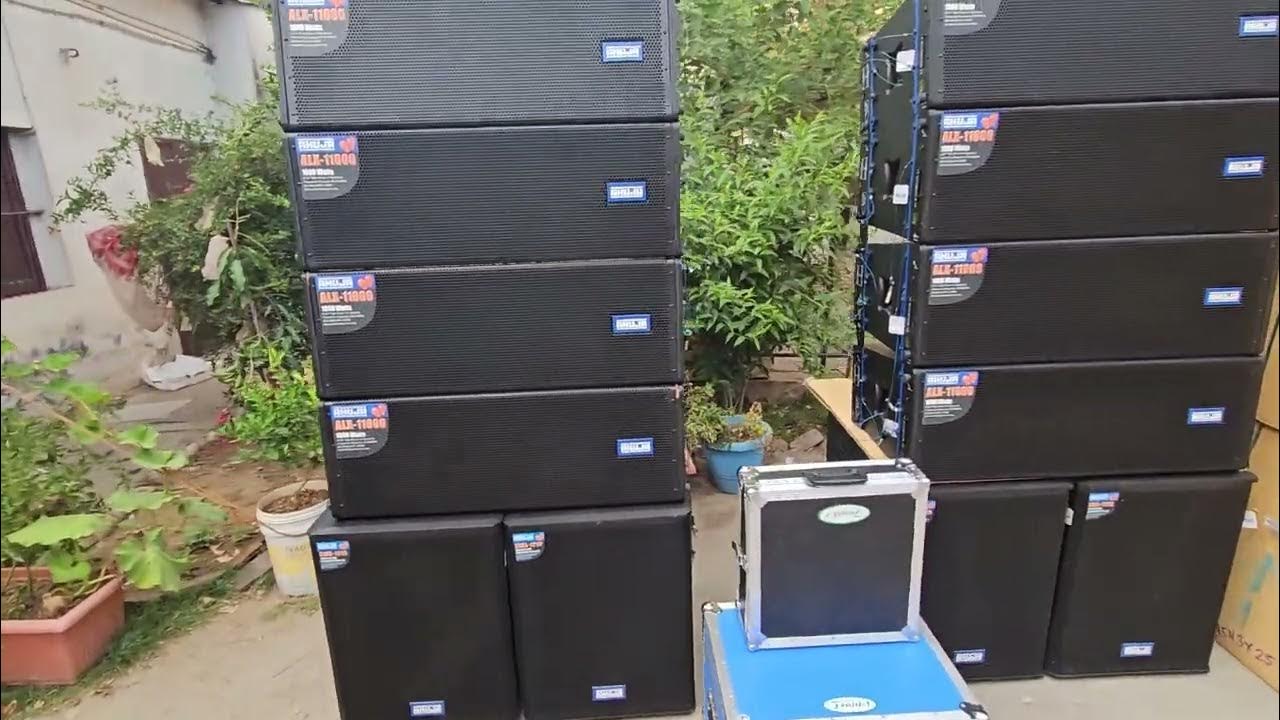 Ahuja Line Array ALX 11000 Dual 12 Tops Best Passive Speakers in