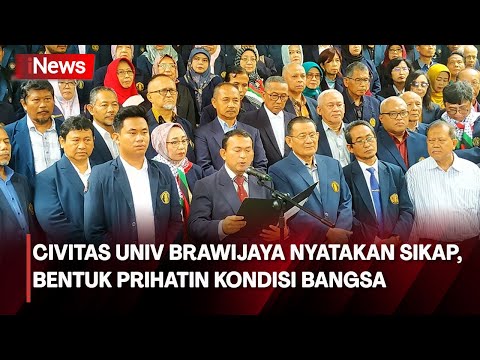 Civitas Academica Universitas Brawijaya Nyatakan Sikap, Bentuk Prihatin Kondisi Bangsa