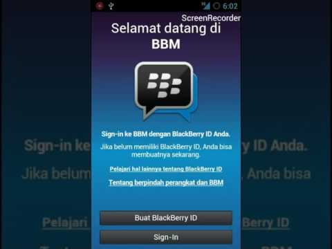 Cara Daftar BBM - Membuat Email Di Android