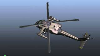 helicoptero     animado  en   maya 3d screenshot 5