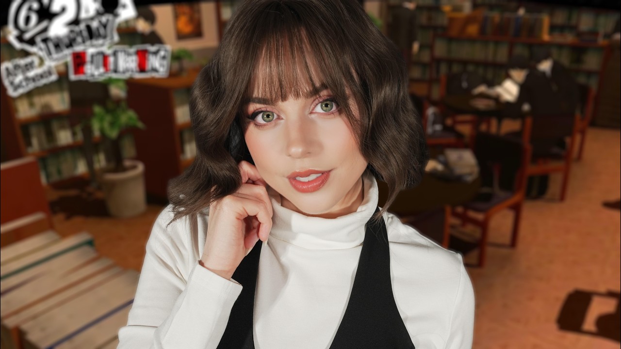 ASMR Nerdy Girl At The Library Is Obsessed With You | Roleplay, Personal Attention, Face Painting