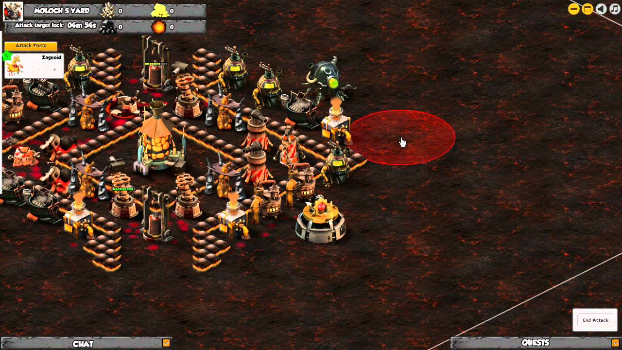 Backyard Monsters Inferno Base Destroying Guide Level 21 Bases Youtube