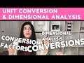 Dimensional Analysis and Conversion Factors Quiz