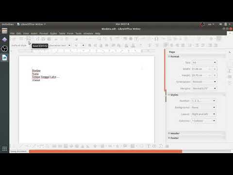 Video: Bisakah saya membuka dokumen Word di LibreOffice?