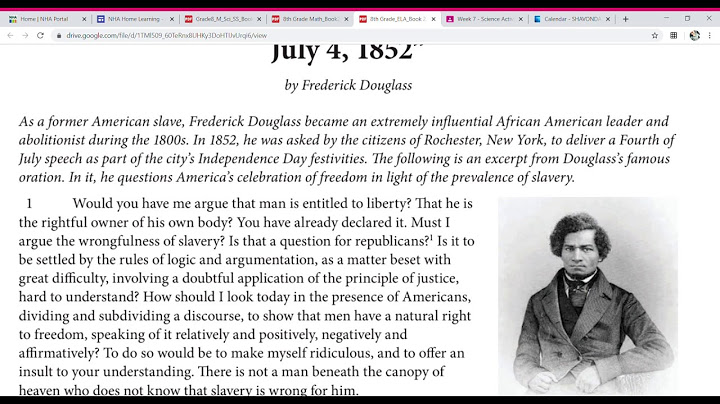 Frederick douglass the hypocrisy of american slavery