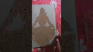 DIY sand craft (bhole baba)#bholebaba#youtubeshorts #viralshorts #diy#sandcraft