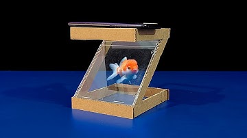 How to Make a Transparent Mobile Phone Projector | DIY Hologram Projector