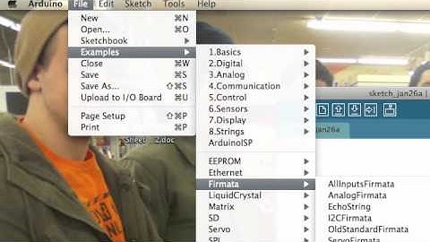 Arudino-Processing Light Sensor Project - Part 2 - Arduino Board and Firmata