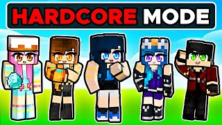 We Survived 1 Day in Hardcore Minecraft!