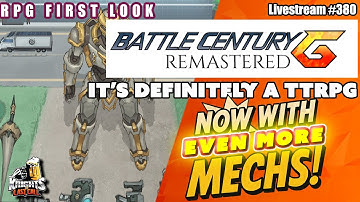 Battle Century G: Remastered - RPG First Look  - Livestream #380