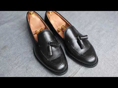 靴磨き】Crockett&Jones CAVENDISH3 Moderate shoe care - YouTube