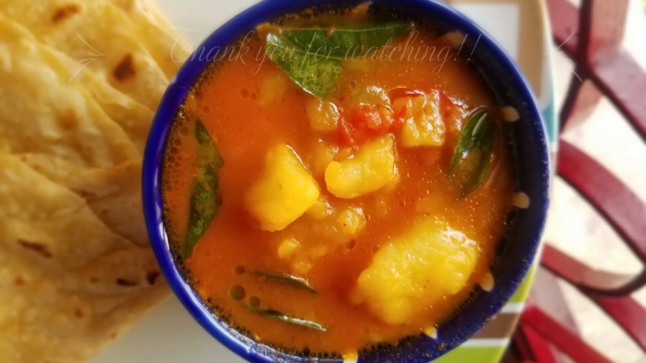 Potato Tomato Gravy Simple Potato Tomato Gravy YouTube