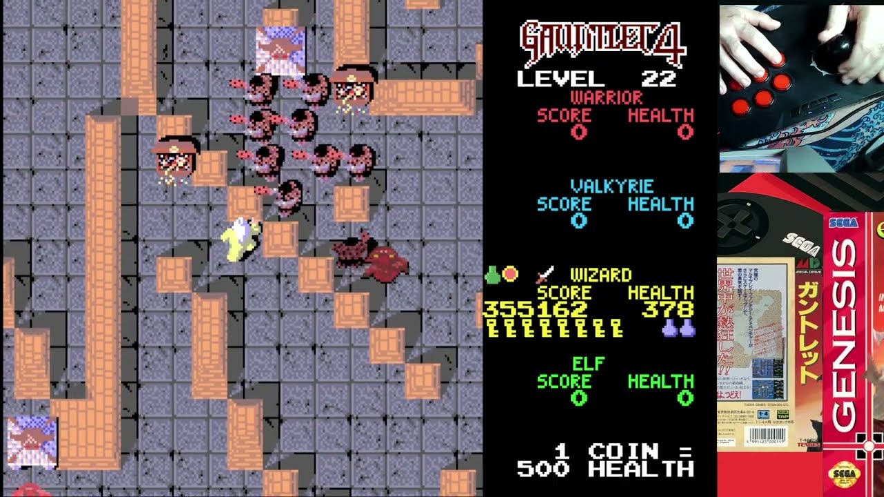 Gauntlet 4 - (USA) - (Aug 93) - Record mode - Wizard - Level 19~36